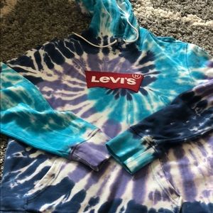 Tie dye Levi’s hoodie